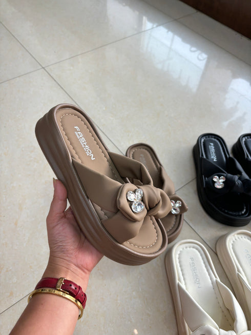 Summer Open Toe Platform Slider